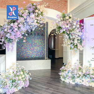 Janji taplak bunga pernikahan dekorasi latar belakang pernikahan taplak bunga buatan - Product Image 1