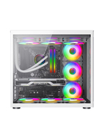 Boîtier de jeu ATX de marque célèbre, livraison rapide, TYPE C, en verre, pour ordinateur de jeu, boîtier de PC ARGB, boîtier de PC pour joueur