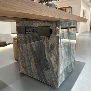 Set di Tavolini da Caffè Giapponesi Moderni di Alta Qualità in Legno per Soggiorno, Grande Formato, Ecologici - Product Image 4