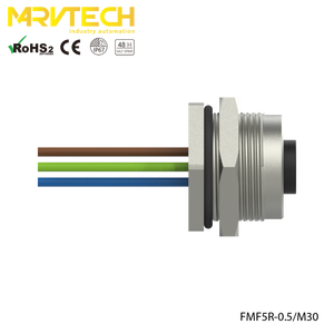 3 4 5 6 Pin Rear Mount 7/8 <b>Power</b> Connector Factory Direct Oem IP67 Automotive Male Usb to 4 Bnc Female IEC Trs 3 - Product Image 3