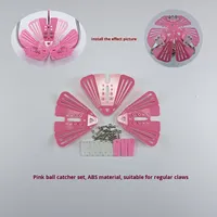 Machine à oeufs universelle Griffe Grue Jeu Boîte aveugle Jouets en peluche à pièces Accessoire de saisie Pièces de griffe en forme d'éventail Capture de nourriture