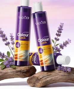 Shampoo violet Color Lock, éliminateur de bruns, neutralise les tons jaunes, protection anti-décoloration pour cheveux blonds décolorés - Product Image 3