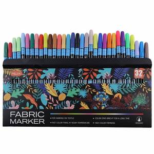 Ensemble de marqueurs de peinture colorés non toxiques, indélébiles et permanents, pointe fine, marqueur textile - Product Image 5