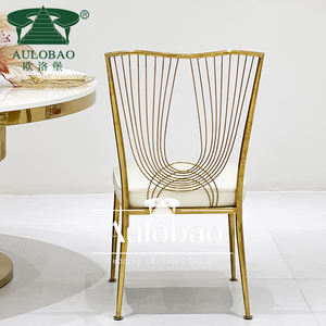 Mariage à Dubaï Chaise commerciale de luxe à cadre en acier inoxydable Mariage - Product Image 6