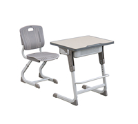 Ensemble bureau et chaise en bois moderne pour étudiants, hauteur réglable, mobilier universitaire pour bureau à domicile, salle de classe, bureau pour enfants