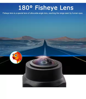 Caméra de recul pour voiture AHD 720P 160 degrés étanche IP68 Vision nocturne CCD capteur d'image assistant de stationnement inversé