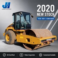 Compacteur à tambour unique Caterpillar CS-563E d'occasion pour la construction routière en asphalte, l'exploitation minière et la construction agricole