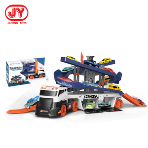 Camión de Transporte Urbano, Carro Eléctrico, Juguete de Estacionamiento, Vehículo Transportador con Luz y Sonido - Product Image 4