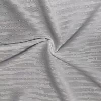 Tissu Jacquard Maille Dryfit 100% Polyester Blanc de Haute Qualité Imprimé par Sublimation pour Maillot de Football – Tissu Authentique pour Vêtements de Sport