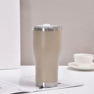 Vaso Térmico Curvo de 20oz, 30oz, 40oz, de Acero Inoxidable, Aislado al Vacío, de Doble Pared, con Tapa, Personalizado - Product Image 4