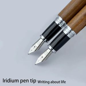 Redwood Luxury Fountain <b>Pen</b> for Students and Business Customizable Logo Advanced Ink Absorption Wood Material for Writing - Product Image 3