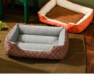 Atmungsaktiv superweiches Designer-Tue Hochgeschoss-Hundebett waschbares Haustierkissen Luxus für Welpen - Product Image 4