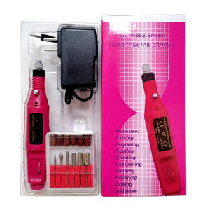 SunelPortネイルドリルマシン（箱入り）US/EU規格ミニ電動ペン型プラグハイパワープラスチックブラシレスモーター充電式 - Product Image 3