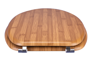 <span class=keywords><strong>Abattant</strong></span> de toilette <span class=keywords><strong>en</strong></span> <span class=keywords><strong>bois</strong></span> massif de forme O, norme européenne, accessoires de toilette, <span class=keywords><strong>abattant</strong></span> de toilette <span class=keywords><strong>en</strong></span> bambou - Product Image 3