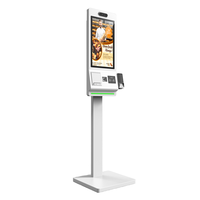 Kiosque de commande à écran tactile de 21.5/23.6/27/32 pouces Machine de paiement de commande automatique extérieure interactive Windows Android