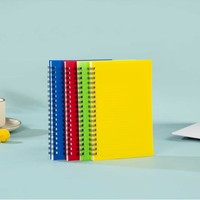 Cuaderno Espiral Doble al por Mayor, Tapa de PP Engrosada con Páginas Rayadas A4 para Trabajo de Oficina, Cuaderno de Ejercicios Personalizable de Hojas Sueltas para Compradores