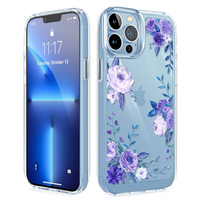 Coque de téléphone portable de luxe avec motif de fleurs personnalisées pour iPhone 14 Pro Max, vente en gros, offre spéciale
