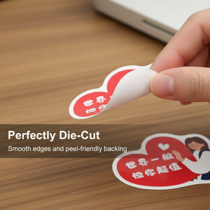 Valentine's Day Love Confession Waterproof Stickers with Strong Adhesive Custom Made - Product Image 4