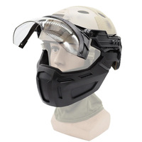 Adaptateur de rail pour masque demi-visage FAST Tactical Helmet, type séparé, masque de protection tactique extérieur en nylon polyamide
