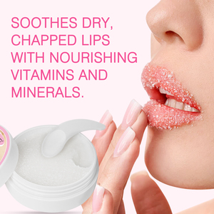 Exfoliante Labial Vegano Natural al por Mayor de Marca Privada, Bálsamo Reparador, Hidratante y Exfoliante, Color Rosa, para Labios Oscuros - Product Image 5