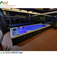 Piscine en acrylique sans produits chimiques, bain de Massage, baignoire autonettoyante, systèmes de sédentarité, piscines de Spa pour 5 personnes