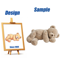 Usine de jouets Shengye Simulation personnalisée ours en peluche endormi jouet en peluche personnalisé n'importe quoi poupée en peluche douce peluches personnalisées