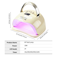 Lampe à ongles UV LED XEIJAYI M7 en plastique, 6 couleurs, rechargeable, séchage rapide, 365nm/405nm, portable, pour salon et usage domestique, outil de manucure DIY