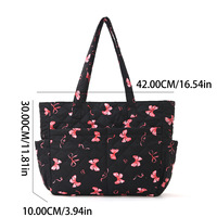 Nouveau sac à bandoulière matelassé tendance, durable et doux, avec nœuds, pour femmes, sac de shopping, sac de sport, couleurs variées, avec broderie, matelassé