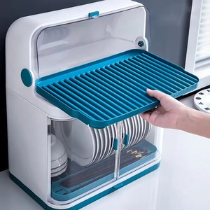 热销厨房碗碟架排水板储物容器<span class=keywords><strong>2</strong></span>层碗碟晾衣架 - Product Image 2