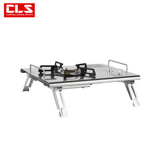 Estufa de Gas Portátil Integrada Plegable para Camping con Encendido, Utensilios de Cocina de Combustible de <span class=keywords><strong>Butano</strong></span> para Uso en Automóviles - Product Image 1