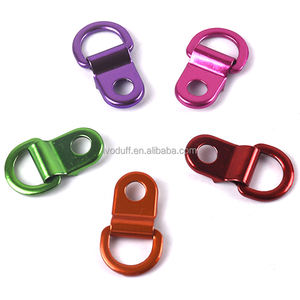 ตะขอเกี่ยวเชือกรองเท้าแบบใหม่ของ Ivoduff สำหรับรองเท้าบูทแฟชั่น  ตะขอโลหะรูตาไก่  ห่วงโลหะรูปตัว <span class=keywords><strong>D</strong></span> สำหรับเชือกรองเท้าเดินป่า - Product Image 6