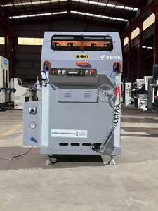 Scie multi-angles à tête unique motorisée par PLC pour la découpe de portes et fenêtres en PVC/UPVC et en aluminium - Product Image 3