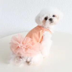 Latest Cute New Spring Summer Pet Fluffy Skirt Dog Tutu Dress