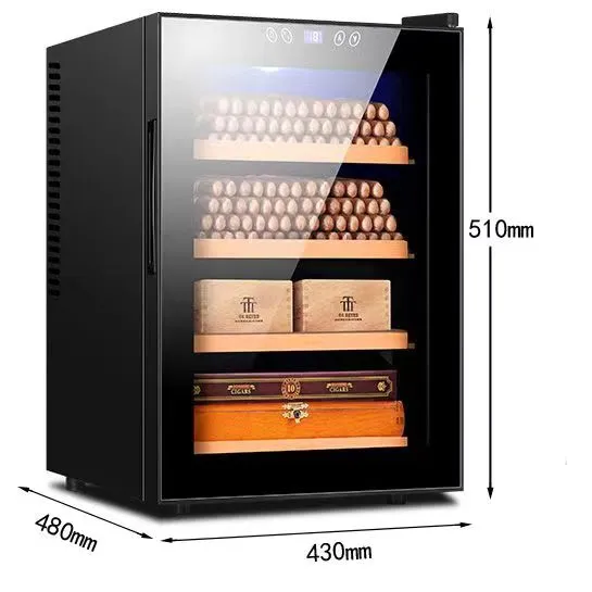 Hete Verkopende Sigarenhumidorkast Elektronische Humidorkast Met Spaanse Cederhouten Planken En Hygrometer Sigarenaccessoires