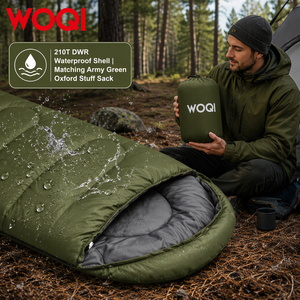 <span class=keywords><strong>Sacco</strong></span> a Pelo WOQI Portatile Leggero e Caldo <span class=keywords><strong>per</strong></span> <span class=keywords><strong>Adulti</strong></span>, Ideale <span class=keywords><strong>per</strong></span> Condizioni Fresche e Umide in Campeggio, Escursionismo e Sport all'Aperto, con Borsa <span class=keywords><strong>per</strong></span> il Trasporto - Product Image 4