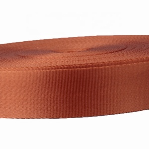 Sangle de sac à dos de 1 pouce en sangle simple Couleur orange Offre Spéciale 25mm Sangle en nylon à motif plat - Product Image 4