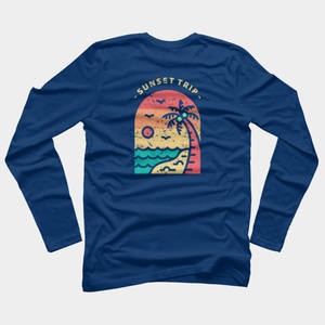 Camiseta de Manga Larga Personalizada para Hombre, de Algodón y Poliéster OEM - Product Image 5
