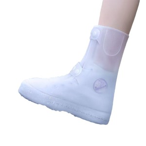 Cubrezapatos de silicona impermeables unisex, gruesos y resistentes al desgaste, para días lluviosos, para estudiantes - Product Image 1
