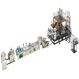 Línea de extrusión de láminas degradables PLA <span class=keywords><strong>PBS</strong></span> y PBAT, máquinas de fabricación de componentes centrales, motor de rodamiento, extrusoras de plástico - Product Image 1