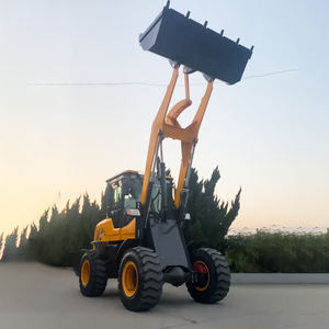 Mini-lader diesel 0,8 ton 1,5 ton 2 ton 2,5 ton laders 4-wiel lader elektrisch met bak fabrieksgroothandelsprijs goedkoop - Product Image 3