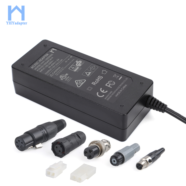 YHY 30W 12V 5A Single AC DC Transformer Power Adapter 100-240V Input Industry Use Medical CE /CUL/GS/KCC for 80%