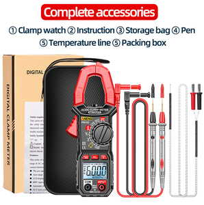 Inteligente Digital Grampo Metros Multímetro 600A Corrente AC AC/DC Tensão <span class=keywords><strong>Tester</strong></span> 6000 Contagens ANENG PN103 - Product Image 6