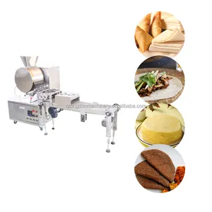 Cuisson au gaz Multi Auto Lumpia Rolls Machinery Spring Roll Wrapper Rectangle France Crepes Machine