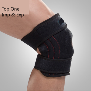 Genouillère à sangle élastique Top One avec support de stabilité de protection de la rotule ouverte pour les sports de course - Product Image 2