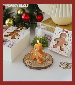 Adornos De Navidad Gingerbread <b>Man</b> Home Decoration Holiday Ornaments Christmas Scented <b>Candles</b> Paraffin Wax for Parties - Product Image 3
