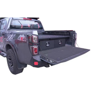 Nouveau tiroir en aluminium thermolaqué 2025 pour pick-up, plateau de tiroir en aluminium pour camion, boîte magique intégrée