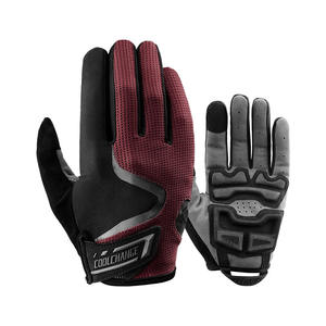 高品質5mmシリコン衝撃吸収パームパッド電動自転車グローブタッチスクリーン反射サイクリンググローブ - Product Image 3