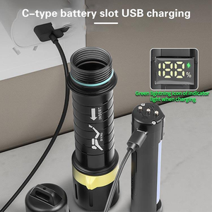 ไฟฉาย LED 3.7V กันน้ำ IP68ได้ไฟฉายแบตเตอรี่แห้งสำหรับการดำน้ำการตั้งแคมป์การสำรวจถ้ำในทะเลลึก - Product Image 6