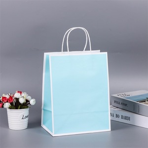 Luxury Kraft <strong>Paper</strong> <strong>Bag</strong> <strong>with</strong> Custom <strong>Logo</strong> <strong>Printing</strong> Biodegradable Packaging From Factory for Supermarket Use and Promotion - Product Image 5