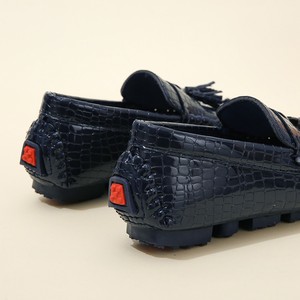 Nuevos Mocasines Azules Marinos para Niños, con Diseño de Cocodrilo <span class=keywords><strong>en</strong></span> Relieve, Decoración de Borlas, Antideslizantes, Zapatos Casuales para Niños, para la Escuela y Fiestas, Venta al Por Mayor, Personalizados - Product Image 5
